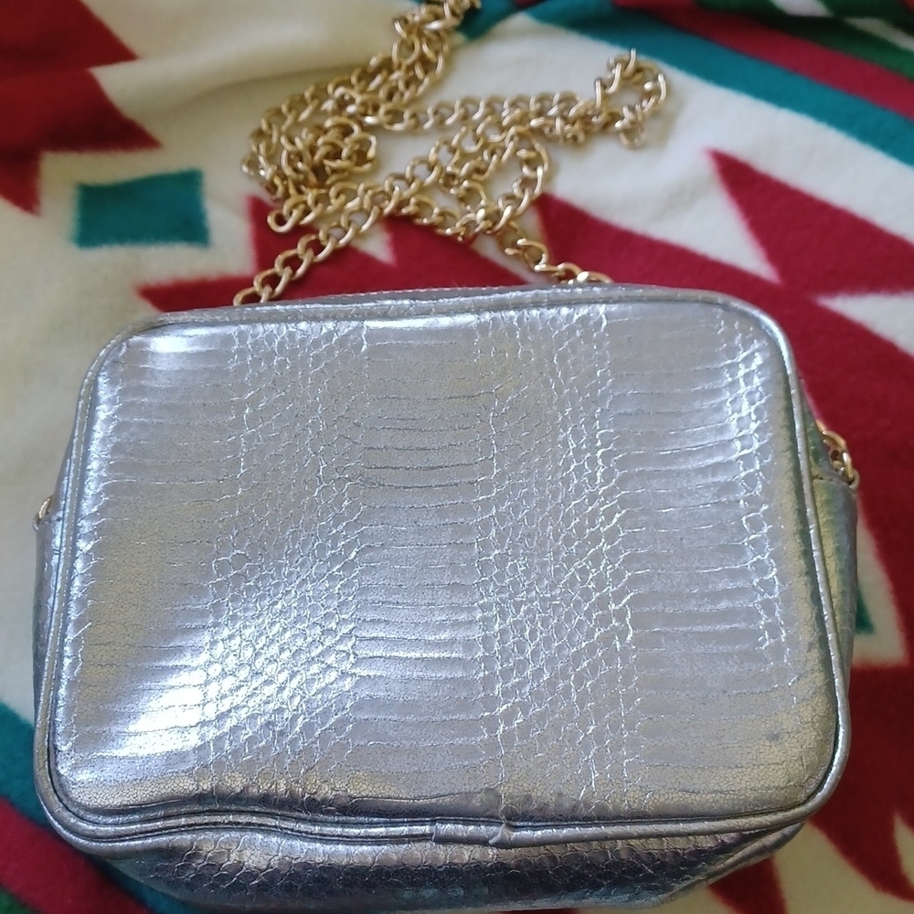 Victoria's Secret Silver Metallic Handbag